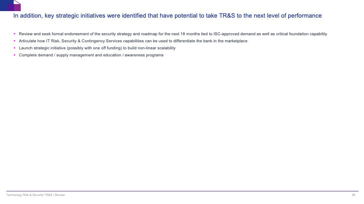 Technology Risk & Security (TR&S) Review: A Strategic Framework for IT Risk Management_ppt_presentation