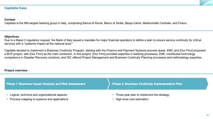 Corporate Management Programs Workshop: A Business Continuity & Disaster Recovery Strategy Framework_ppt_presentations